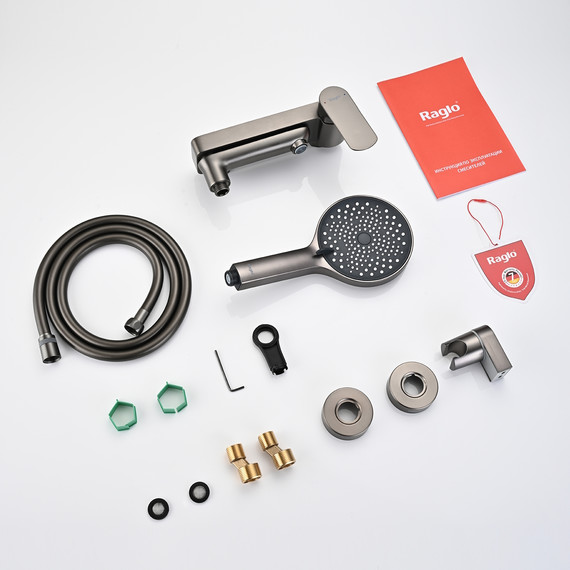 Смеситель для ванны Raglo R03.30.09, графит - фото 10