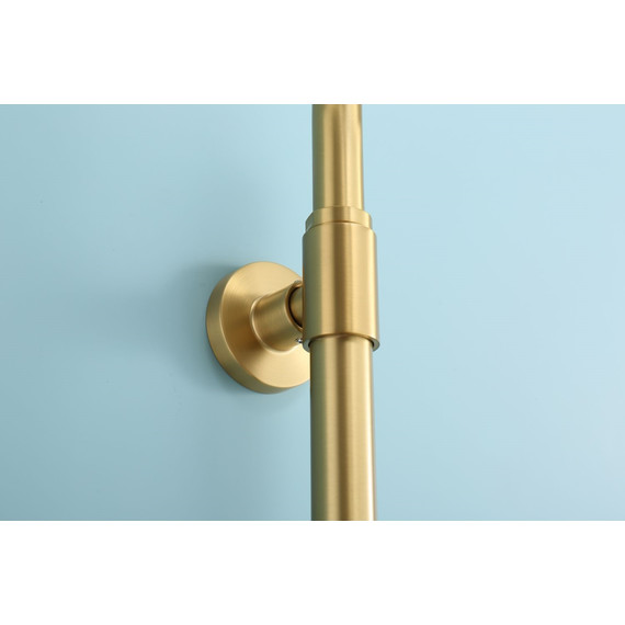 Душевая система с термостатом Raglo R20.26.03, сатин золотой - фото 14