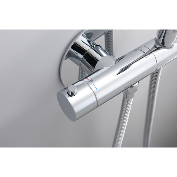 Набор для гигиенического душа с термостатом Raglo R23.56 (со скрытой частью) хром - фото 8