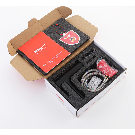 Смеситель для раковины Raglo R03.10.06, чёрный - фото 11