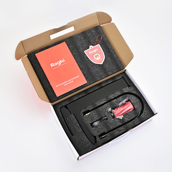 Смеситель для раковины высокий Raglo R01.15.06, чёрный - фото 13