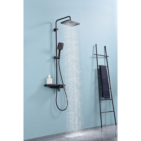 Душевая система Raglo R60.24.06, чёрный - фото 6