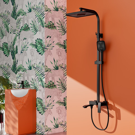 Душевая система Raglo R01.24.06, чёрный - фото 3