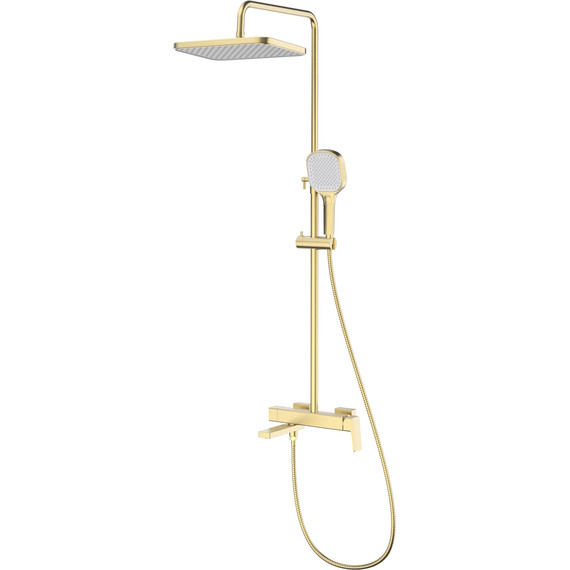 Душевая система Raglo R30.24.03, сатин золотой - фото 