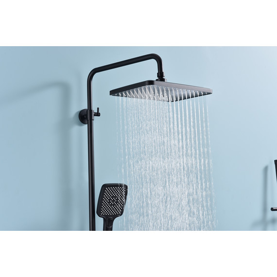 Душевая система Raglo R60.24.06, чёрный - фото 7