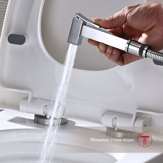 Набор для гигиенического душа Raglo R01.52 (со скрытой частью) хром - фото 7