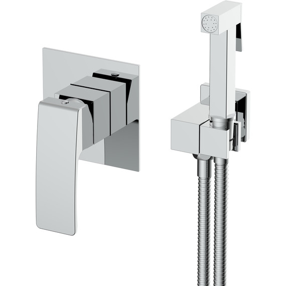 Набор для гигиенического душа Raglo R01.53 (со скрытой частью) хром - фото 