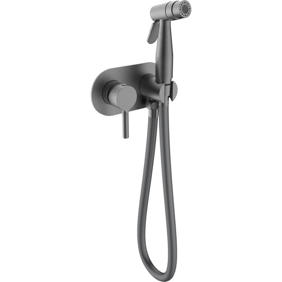 Набор для гигиенического душа Raglo R20.52.09 (со скрытой частью) графит - фото 