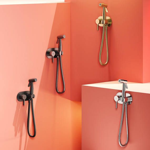 Набор для гигиенического душа Raglo R20.52 (со скрытой частью) хром - фото 3