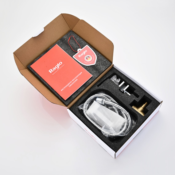 Набор для гигиенического душа Raglo R01.52 (со скрытой частью) хром - фото 10