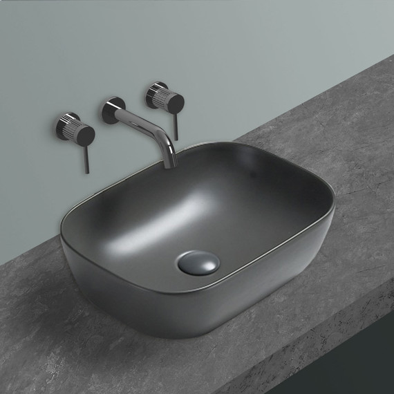 Раковина-чаша Vincea 45 см VBS-102MA, чёрный - фото 2