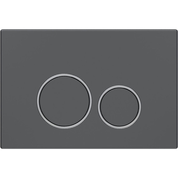 Кнопка смыва Vincea VFP-005GM, вороненая сталь - фото 