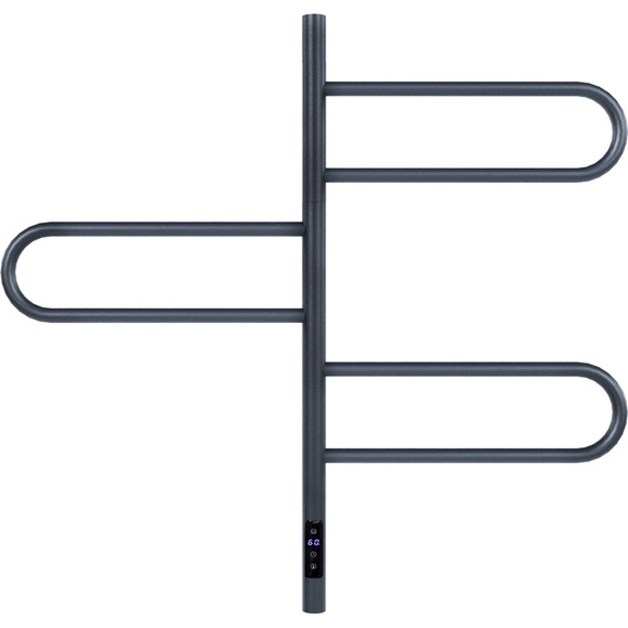 Полотенцесушитель электрический Vincea П6 400x800 мм, графит (возможность скрытого подключения) VTD-1R2CGE - фото 