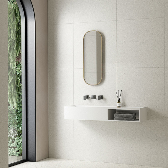 Раковина подвесная Vincea Solid Surface 120 см VWB-6S112MW, белый матовый - фото 4