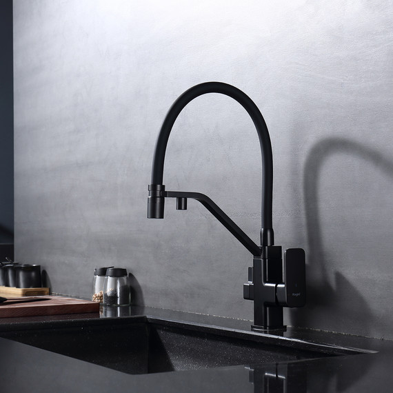 Смеситель для кухни Raglo R85.62.06, чёрный - фото 3