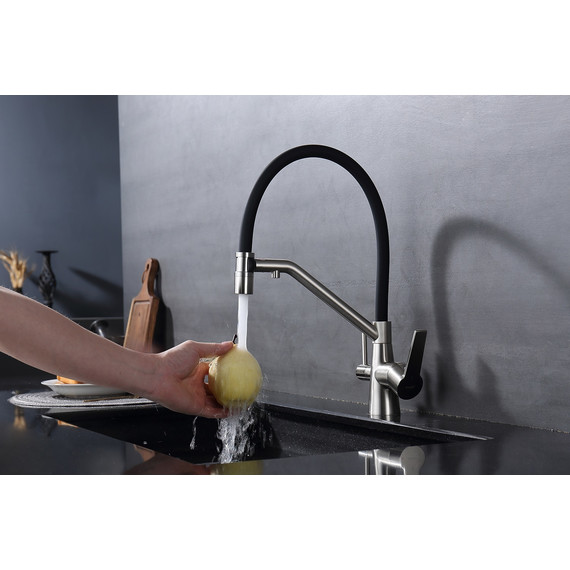 Смеситель для кухни Raglo R80.62.05, сатин - фото 7