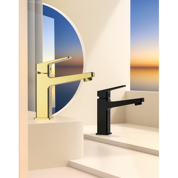 Смеситель для раковины Raglo R30.10.03, золотой сатин - фото 3