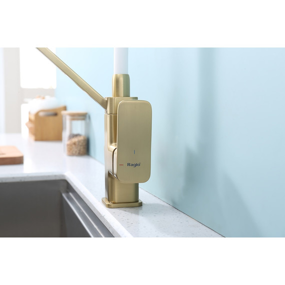 Смеситель для кухни Raglo R85.62.03, золотой сатин - фото 12