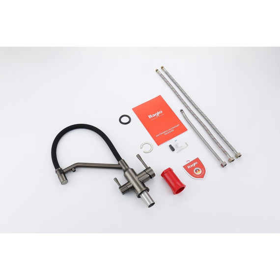 Смеситель для кухни Raglo R81.62.09, графит - фото 8