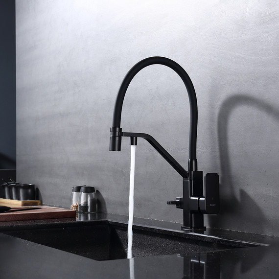 Смеситель для кухни Raglo R85.62.06, чёрный - фото 5
