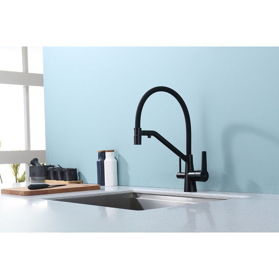 Смеситель для кухни Raglo R80.62.06, чёрный - фото 3