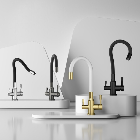 Смеситель для кухни Raglo R81.64.03, золотой сатин - фото 3