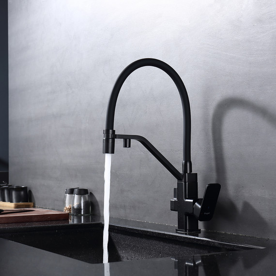 Смеситель для кухни Raglo R85.62.06, чёрный - фото 4
