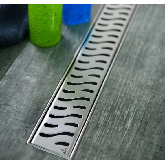 Трап Veconi N Harmony 65 см V650HN (под плитку) хром, Цвет производителя: хром, Размер трапа: 650 - фото 6