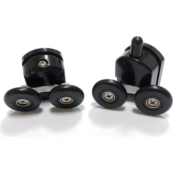 Душевое ограждение Abber Schwarzer Diamant 100х60 см AG30100B5-S60B5, чёрный/прозрачное - фото 4