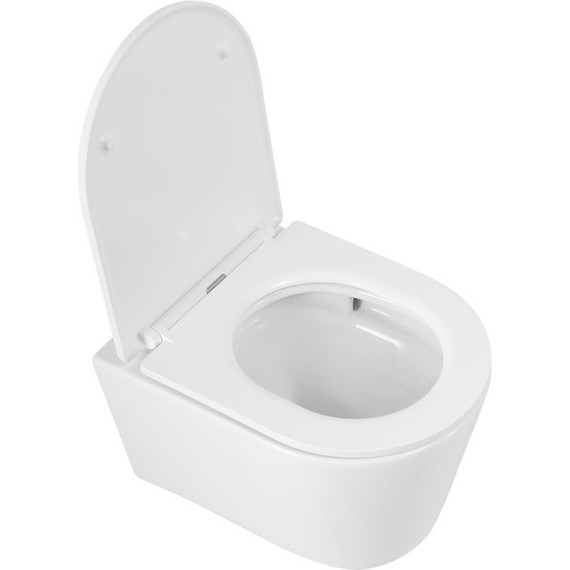 Унитаз подвесной безободковый Cezares Liner-Tor CZR-3808-53-TH-TOR/SC с крышкой микролифт (система смыва Торнадо) - фото 18