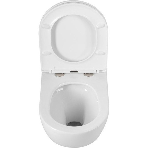 Унитаз подвесной безободковый Cezares Relax-Tor CZR-3806-53-TH-TOR/SC с крышкой микролифт (система смыва Торнадо) - фото 11