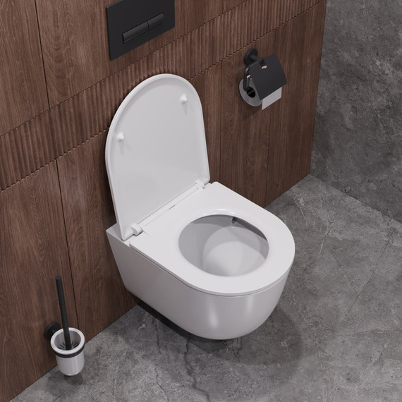 Унитаз подвесной безободковый Cezares Relax-Tor CZR-38088-49-TH-TOR/SC с крышкой микролифт (система смыва Торнадо) - фото 4