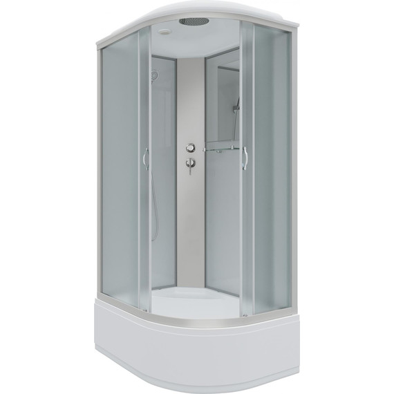 Душевая кабина Niagara Classic 120x80 см NG-2310-14L, серебро/матовое (безсиликоновая сборка) - фото 