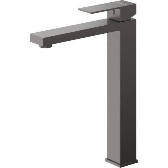 Смеситель для раковины высокий Cezares SLIDER-LC-GM-W0, оружейная сталь, Цвет производителя: оружейная сталь - фото 