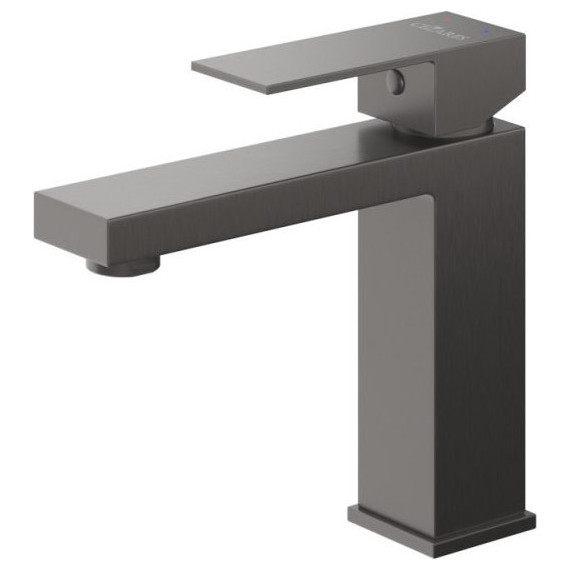 Смеситель для раковины Cezares SLIDER-LS-GM, оружейная сталь, Цвет производителя: оружейная сталь - фото 