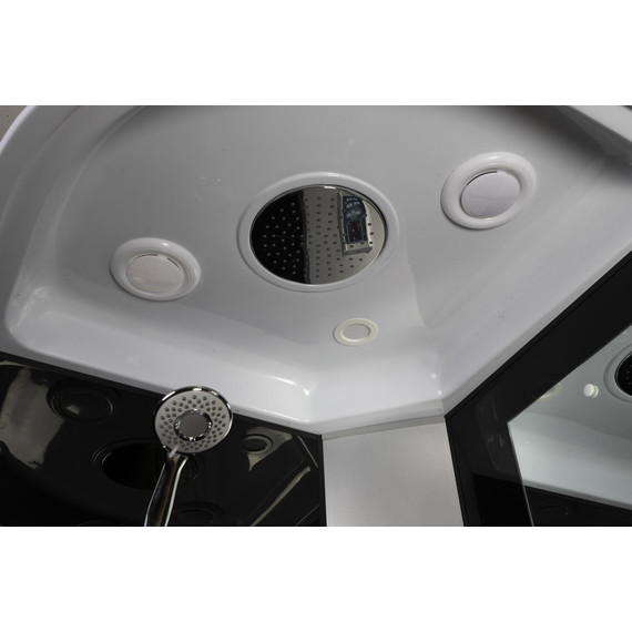 Гидробокс Niagara Classic 120x80 см NG-2510-14LG, серебро/тонированное (безсиликоновая сборка) - фото 15