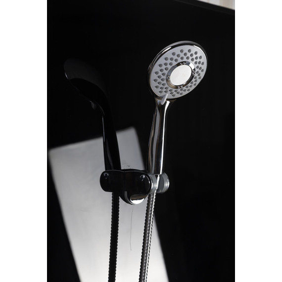 Гидробокс Niagara Classic 100x100 см NG-2509-14BKG, серебро/тонированное (безсиликоновая сборка) - фото 7