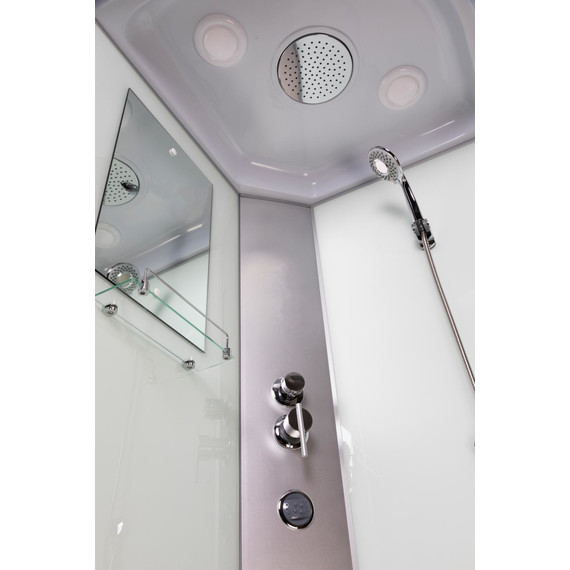 Душевая кабина Niagara Classic 110x80 см NG-33184-14L, серебро/матовое (безсиликоновая сборка) - фото 13