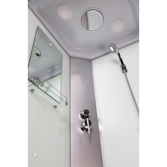 Душевая кабина Niagara Classic 100x90 см NG-33094-14RP, серебро/матовое (безсиликоновая сборка) - фото 13