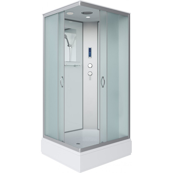 Душевая кабина Niagara Classic 90x70 см NG-33974-14QP, серебро/матовое (безсиликоновая сборка) - фото 