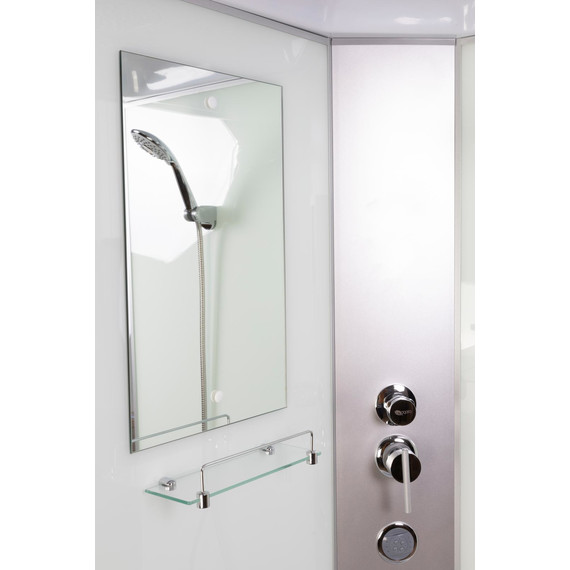 Душевая кабина Niagara Classic 100x80 см NG-43085-14Q, серебро/матовое (безсиликоновая сборка) - фото 5