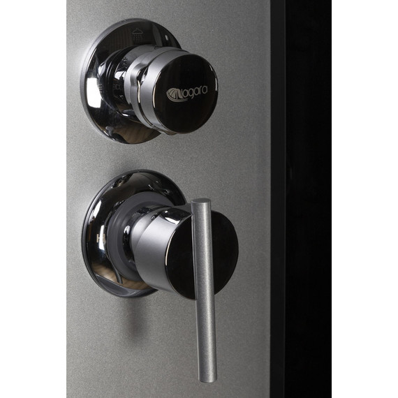 Гидробокс Niagara Classic 120x80 см NG-3512-14RF, серебро/тонированное (безсиликоновая сборка) - фото 6