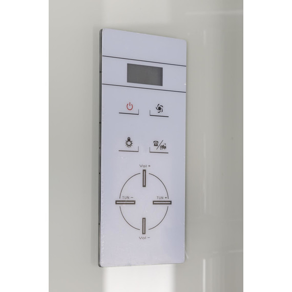 Гидробокс Niagara Premium 100x100 см NG-6002-01G, хром/прозрачное (безсиликоновая сборка) - фото 9