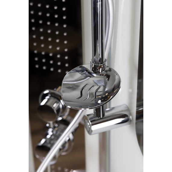 Гидробокс Niagara Premium 100x100 см NG-6002-01G, хром/прозрачное (безсиликоновая сборка) - фото 10