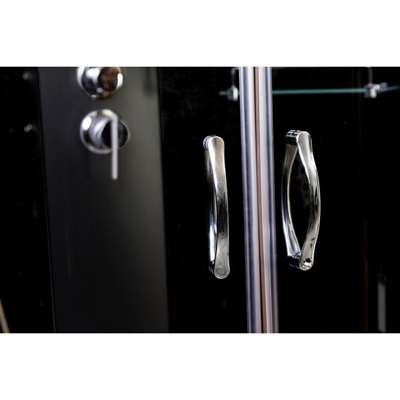 Душевая кабина Niagara Classic 90x90 см NG-6508-14BKT, чёрный/тонированное (безсиликоновая сборка) - фото 9