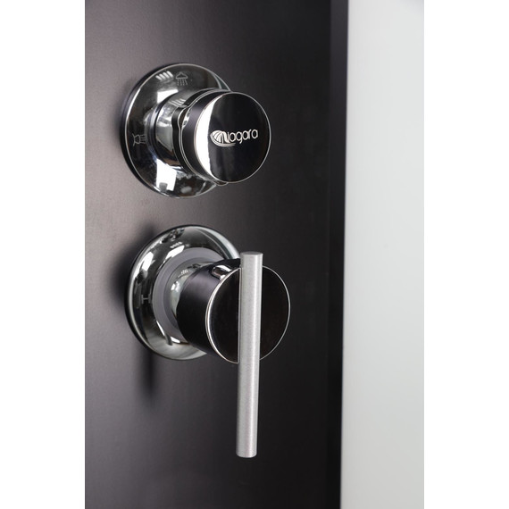 Гидробокс Niagara Classic 100x100 см NG-6702-14F, чёрный/прозрачное (безсиликоновая сборка) - фото 6