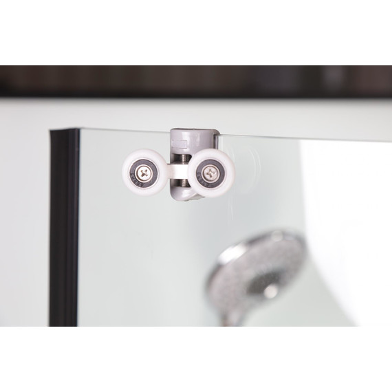 Гидробокс Niagara Classic 100x100 см NG-6702-14BKTG, чёрный/прозрачное (безсиликоновая сборка) - фото 14