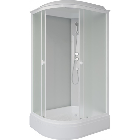 Душевая кабина Niagara Promo 90x70 см P90/70/26R/MT, белый/матовое (безсиликоновая сборка) - фото 2