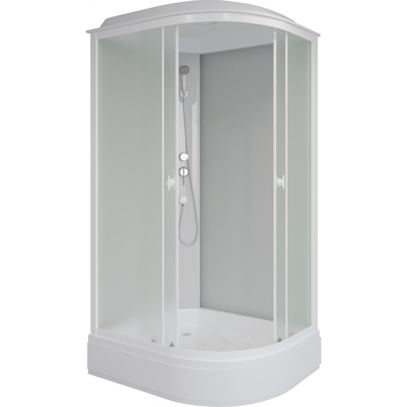 Душевая кабина Niagara Promo 90x70 см P90/70/26L/MT, белый/матовое (безсиликоновая сборка) - фото 2