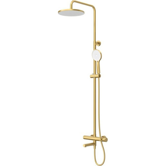 Душевая стойка Cezares RELAX-CVD-BORO, брашированное золото - фото 